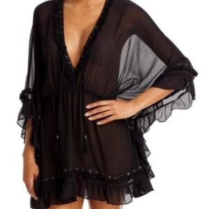 Ramy Brook Joya Grommet Trim Cover-up